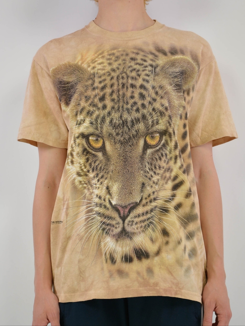 The Mountain Men's Leopard T-Shirt Medium 100% Cotton